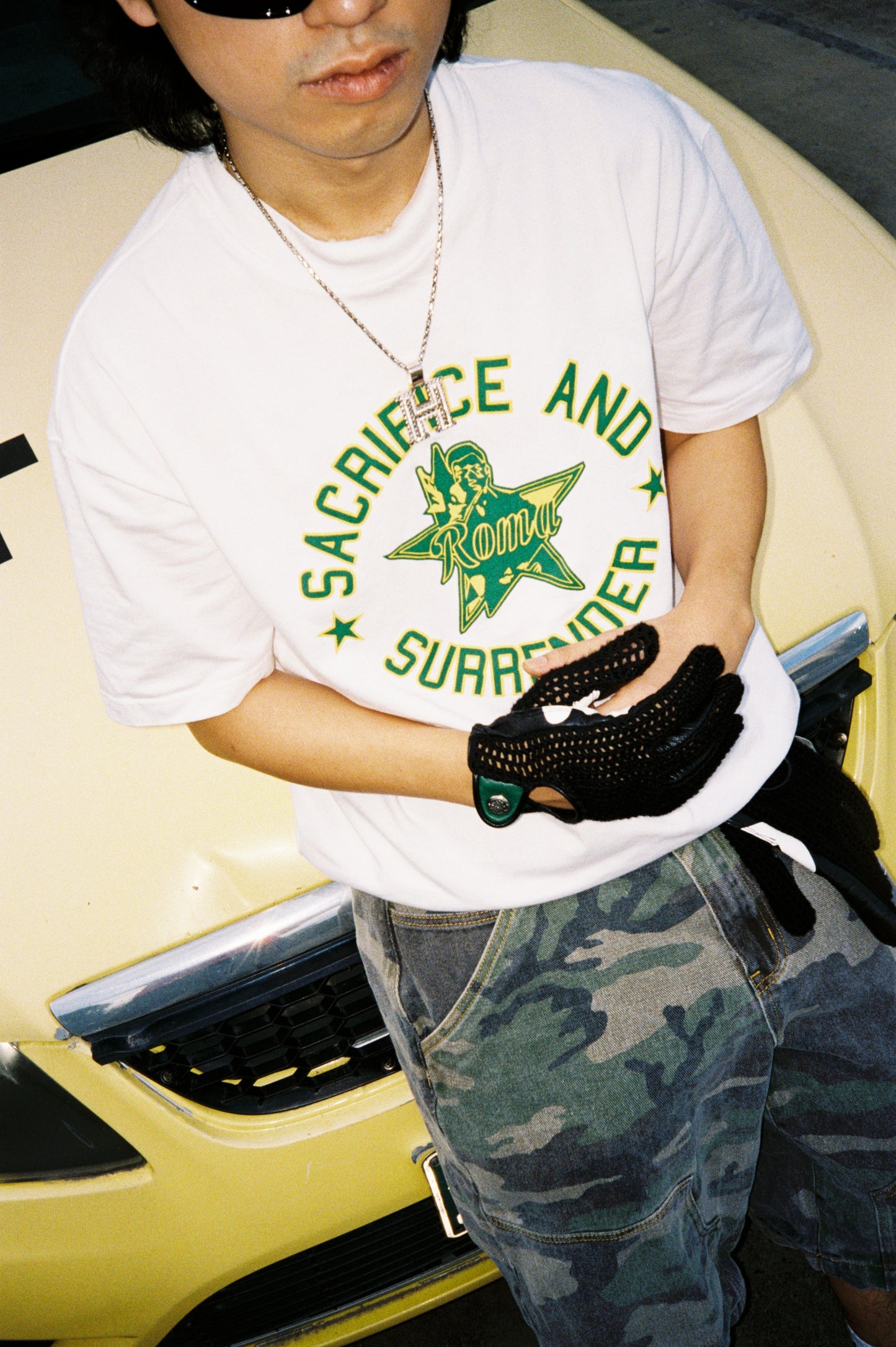 - S&S TEE GREEN AND GOLD  -